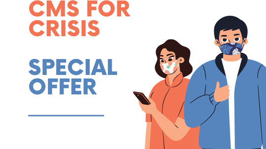 CMS para Crisis. Oferta especial por tiempo limitado de CMS 4media