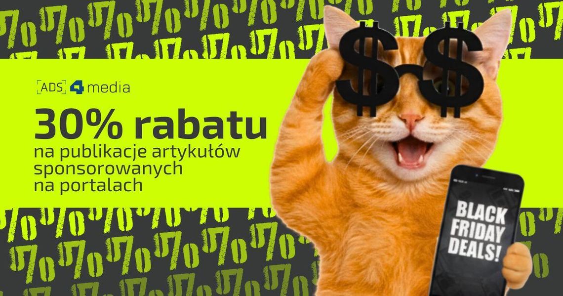 Tylko teraz! Rusza SEO BLACK MONTH 2025 – Zgarnij publikacje 30% taniej seo black friday 2025