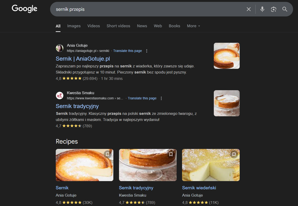 Jak wyglądają wyniki rozszerzone w Google?