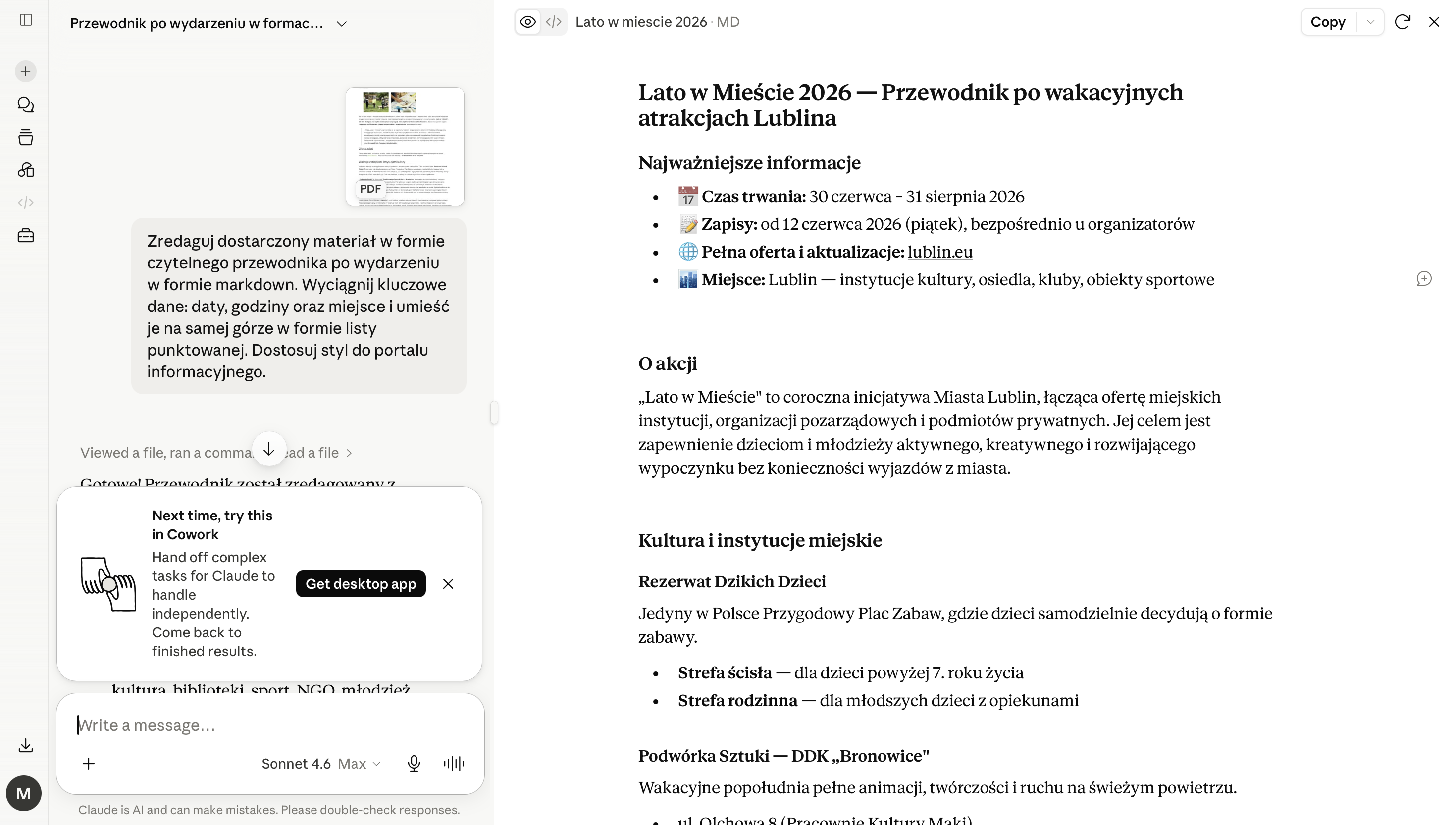 A jak poradził sobie Claude od Anthropic?